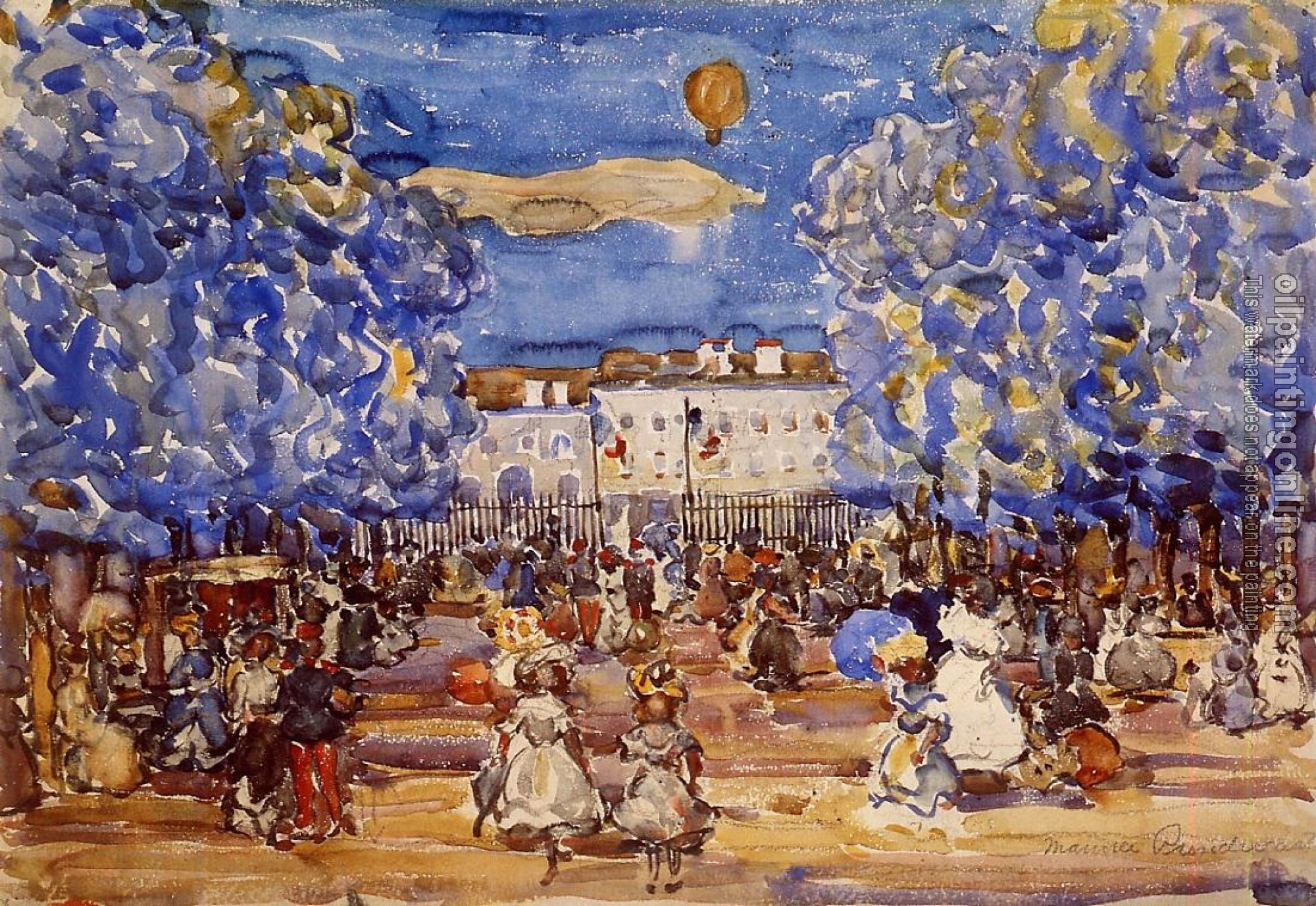 Prendergast, Maurice Brazil - The Balloon